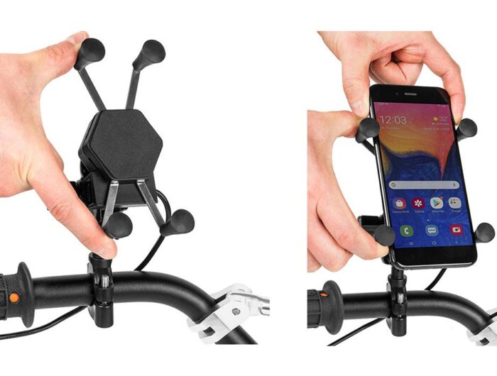 Extremestyle Uchwyt motocyklowy z ładowarką do telefonów RAM XL USB - obrazek 13